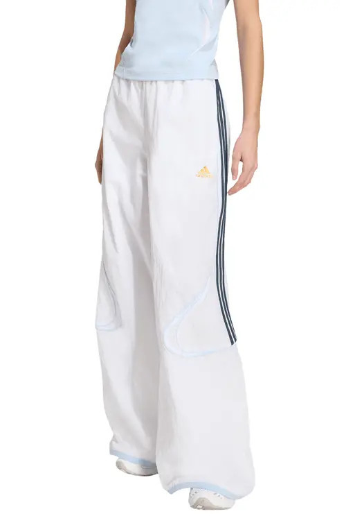 adidas Originals Teamgeist 2.0 Woven Track Pants in White at Nordstrom, Size Large | Nordstrom