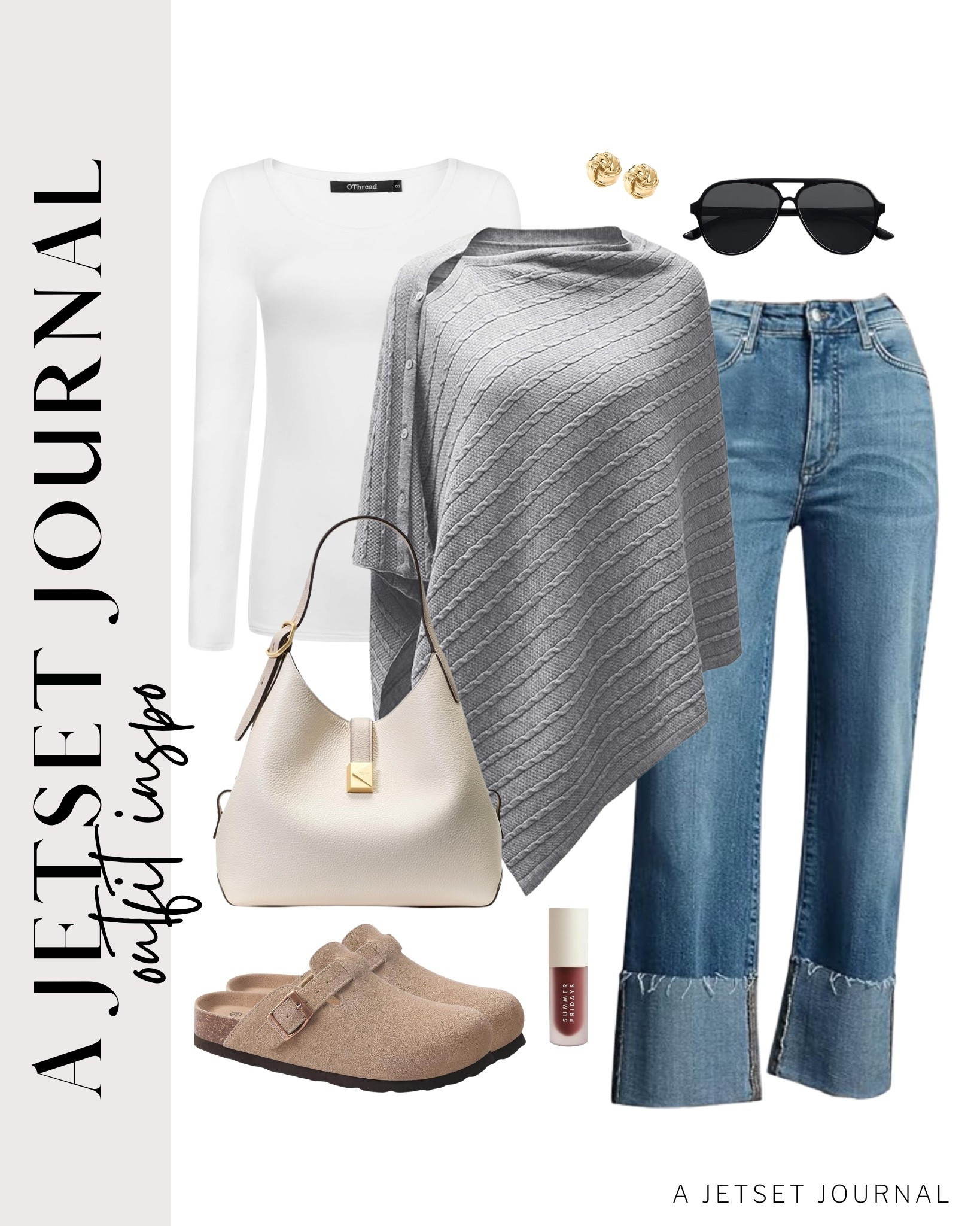 Simple ways to wear this new shawl for a cute and cozy look!
summer fridays lipstick, suede clogs, gold sud earrings, airport outfit, fall fashion, comfy outfit, fall style, everyday look, running errand outfit idea, makeup favorite, beauty must have, affordable style, amazon fashion

#LTKSeasonal #LTKFindsUnder50 #LTKU