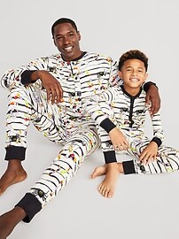 Matching Unisex 2-Way-Zip Snug-Fit Pajama One-Piece for Toddler &amp; Baby | Old Navy (US)