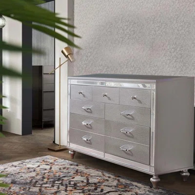 9 Drawer 62'' W Double Dresser | Wayfair North America