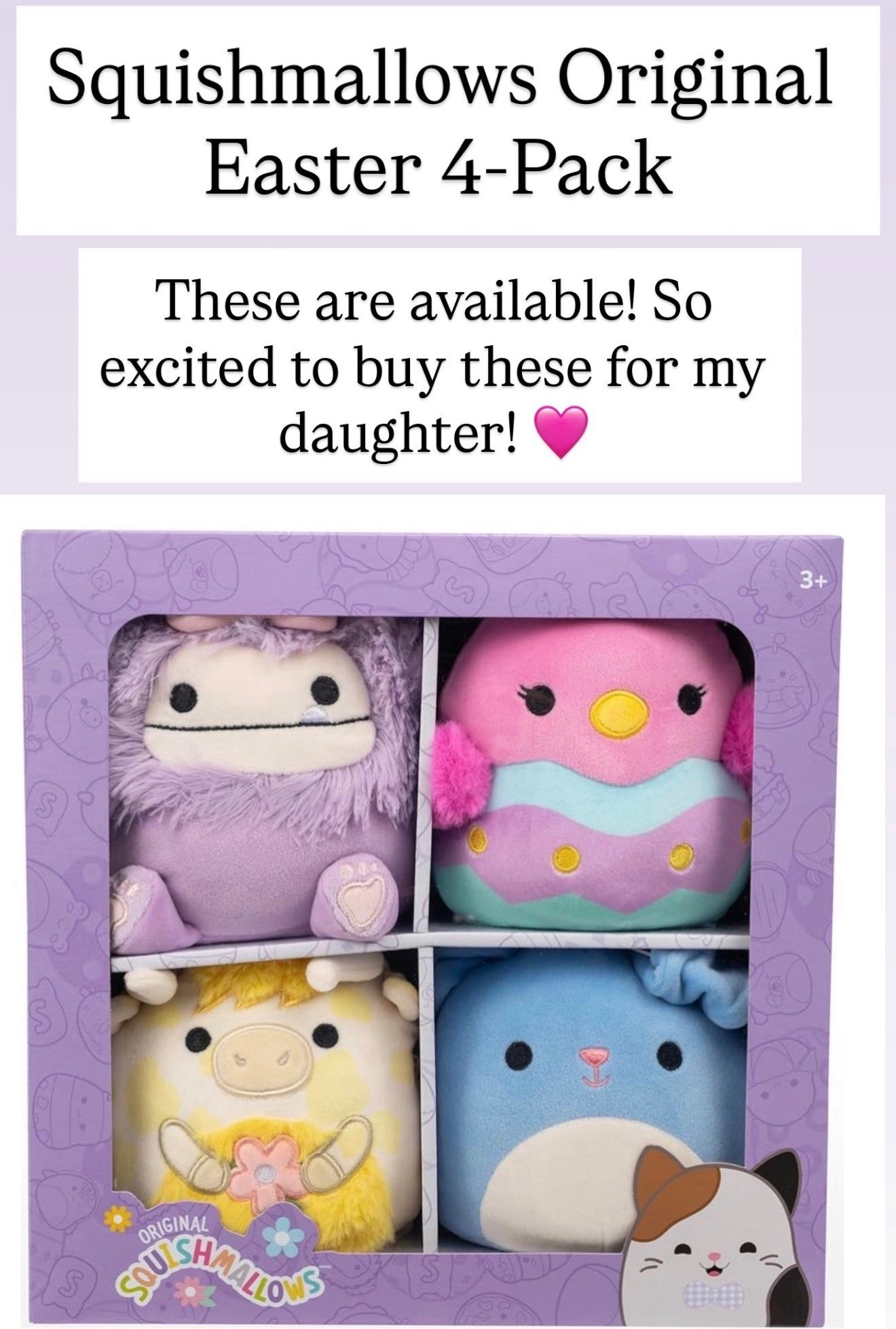 Squishmallow Easter 4-pack 🩷

#LTKKids