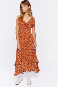 Ruffled Ditsy Floral Maxi Dress | Forever 21 | Forever 21 (US)