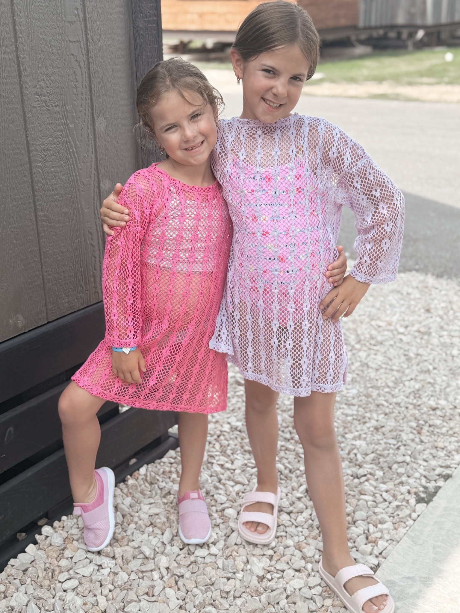 These girls coverups are so cute!! Also grabbed them swim shoes for the water park and goggles that clasp in the back for our trip

#LTKmomlife #LTKKids