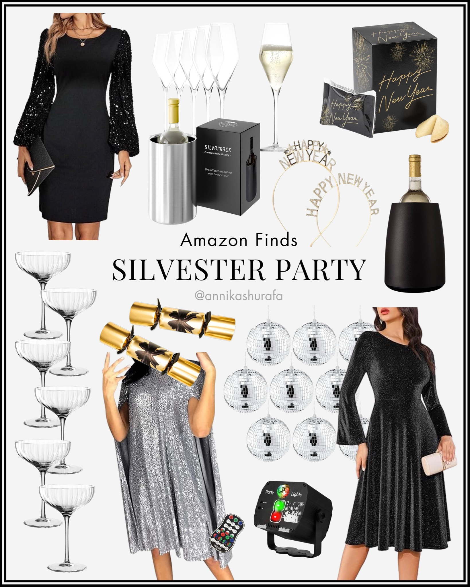Amazon Finds Silvester 2024 | Party Outfits Silvester, Party Outfit Neujahr, Party Styles New Years Eve, Champagne Glasses, Champagner Gläser, Sekt Gläser, Weinkühler, Vine Cooler, Glückskekse, Silvester Dekoration, Silvester Traditionen, Deko für Neujahr, Dekoration Silvester, Party Geschenk, Gast Geschenke, Party Kleid, Kurzes Schwarzes Kleid, Cocktail Kleider Silvester, Cocktail Kleider Party, Glitzer Kleider, Party Kleid, Silvester Cracker, Party Cracker, Home Disco, Party zu Hause, Pailletten Kleid, Amazon Finds New Years Eve, Amazon Mist Haves New Years, Amazon Silvester, Party Wear

#LTKhome #LTKdeutschland #LTKpartywear