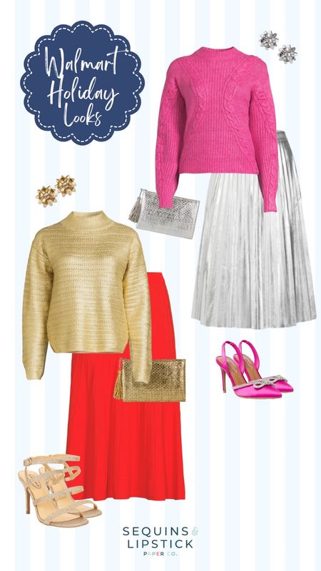 Shop these adorable Holiday Looks (& more) at Walmart.com! There are so many fun colors & textures to wear this season! 

#LTKunder50 #LTKstyletip #LTKHoliday