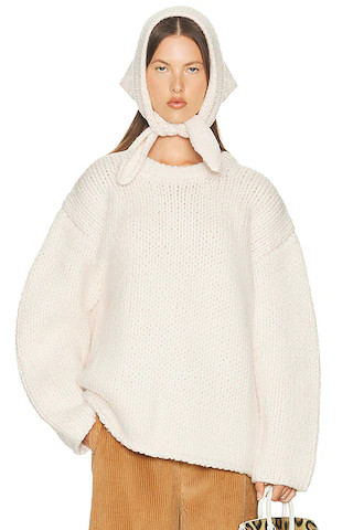 Kelcey Hand Knit Crewneck | FWRD 