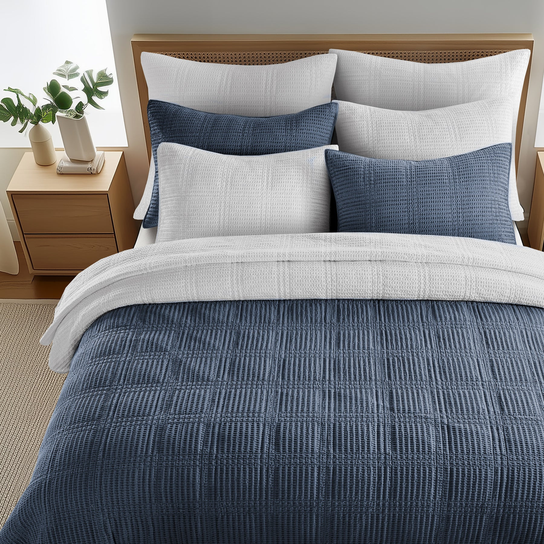 Cloud Waffle Quilt Set | Levtex Home