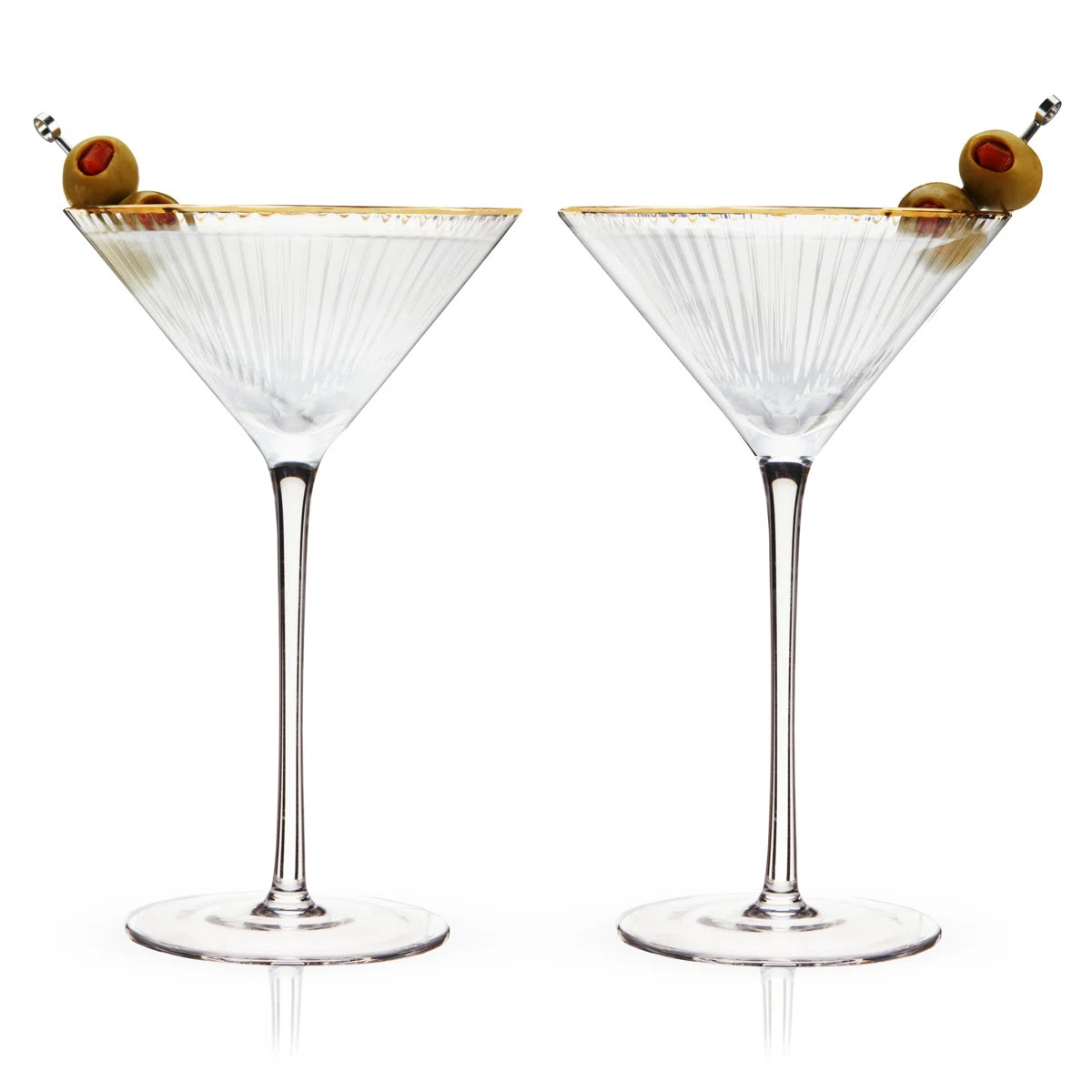 Meridian Crystal Martini Glasses | Wayfair North America