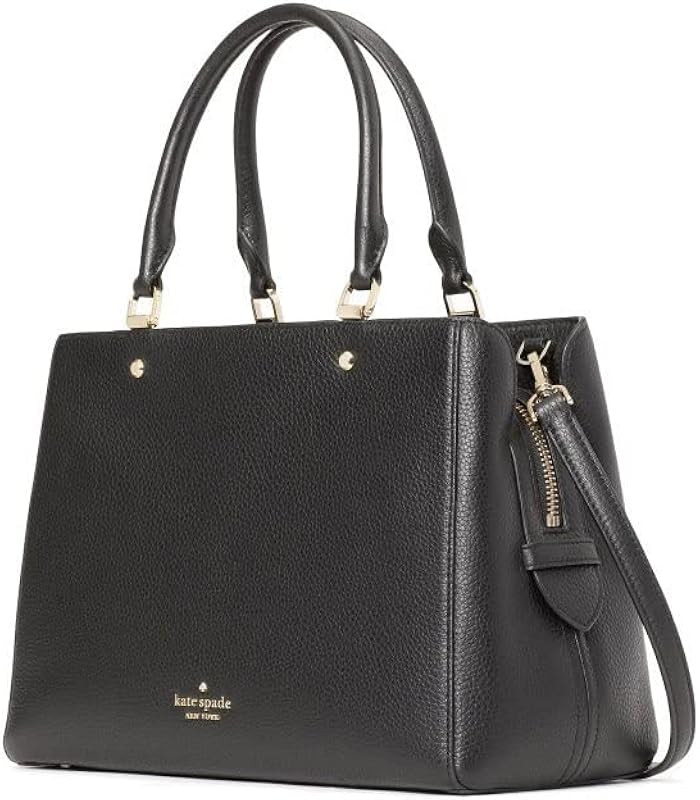 Kate Spade Leila Medium Triple Compartment Satchel Crossbody Bag Purse Handbag | Amazon (US)