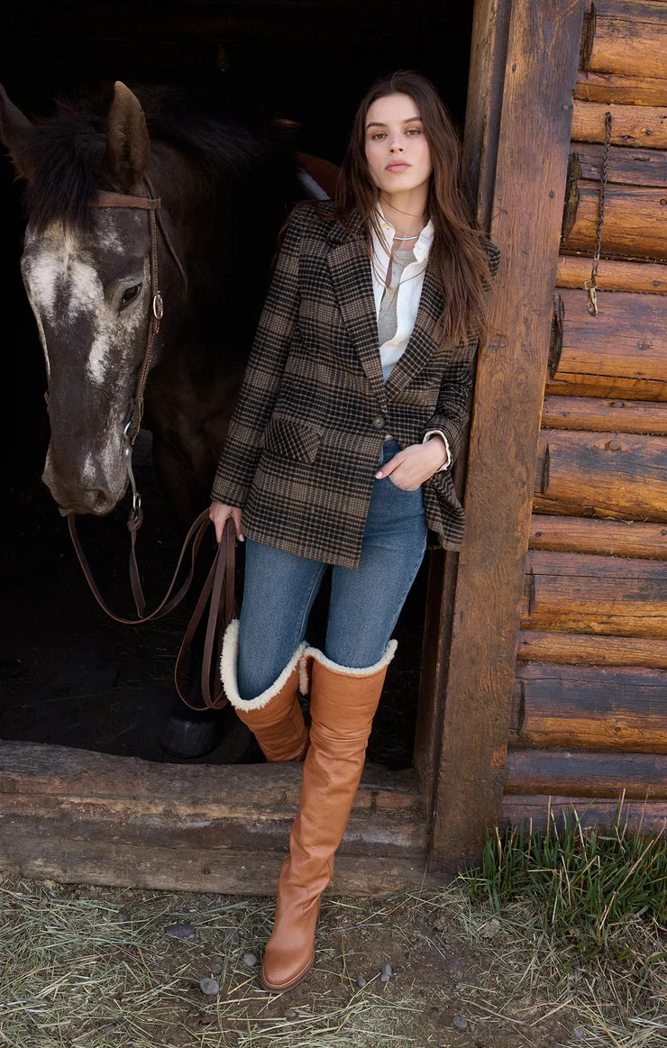 Kingston Relaxed Plaid Blazer | Z Supply