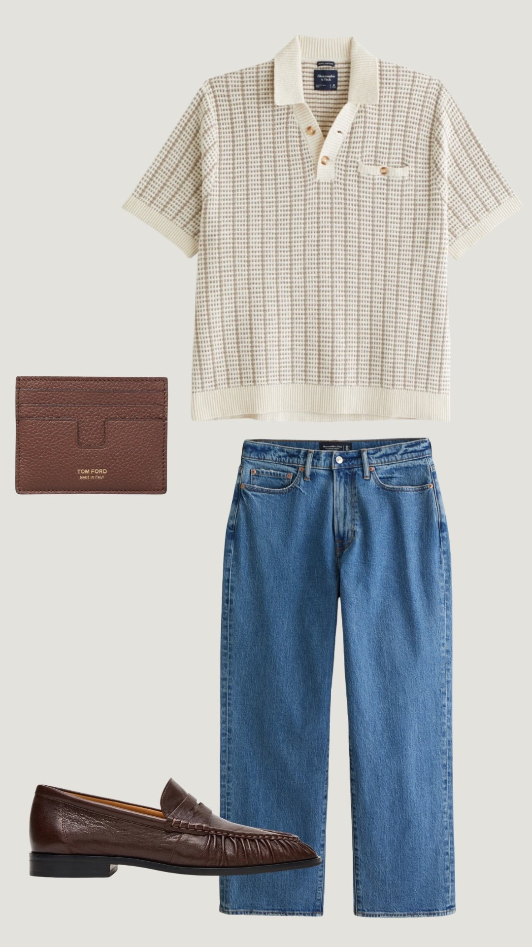 Clean, elevated, and effortless. A textured knit polo, relaxed denim, and brown loafers is one of those combinations that never misses—perfect for summer dinners, date nights, or weekends when you want to look put together without trying too hard.

#MensFashion #SummerStyle #Loafers #KnitPolo #MensOutfitIdeas #SmartCasualStyle #OldMoneyStyle #RelaxedDenim #Menswear

#LTKootd #LTKgrwm #LTKMens