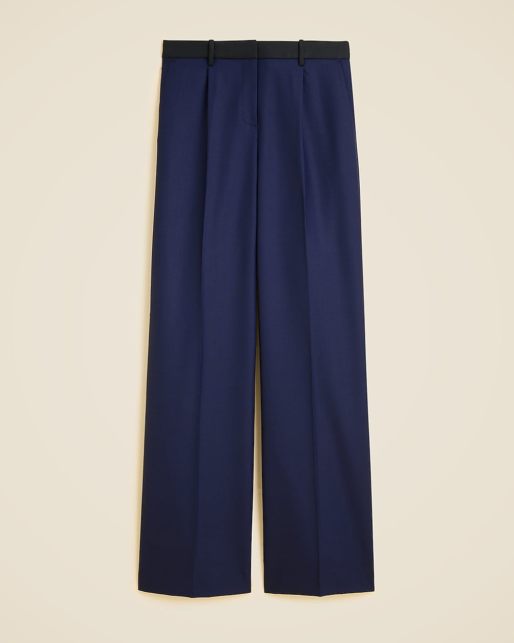 Relaxed-fit pleated pant in wool blend | J. Crew US