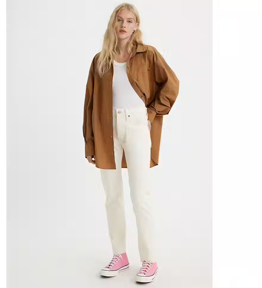 501® Original Fit Women's Jeans - White | Levi's® US | LEVI'S (US)