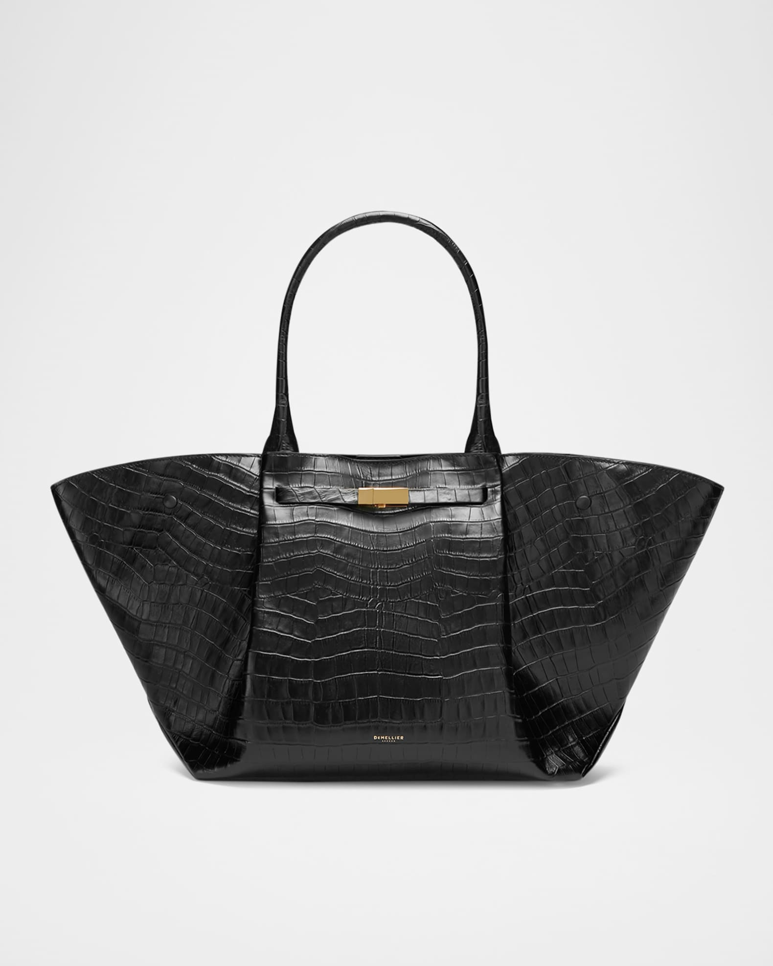 DeMellier New York Croc-Embossed Tote Bag | Neiman Marcus