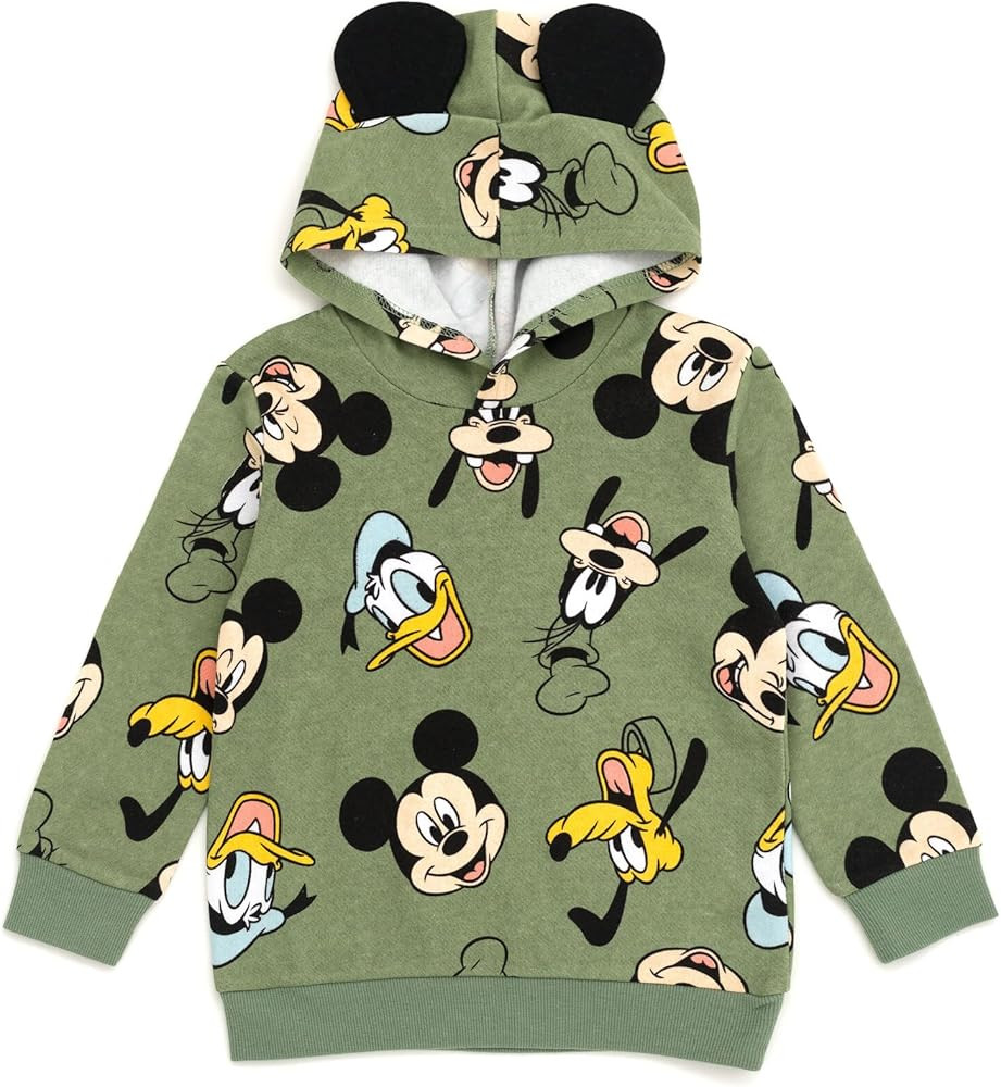 Disney Mickey Mouse Fleece Pullover Hoodie Infant to Big Kid | Amazon (US)