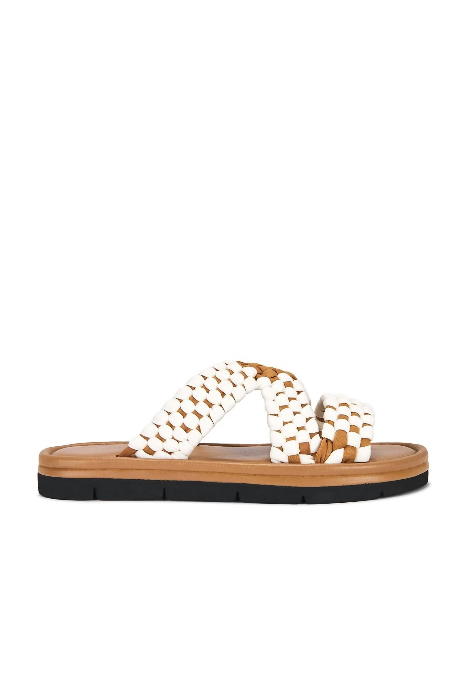 Women's Waters Edge Woven Sandal In Chalk/tan | Shop Simon