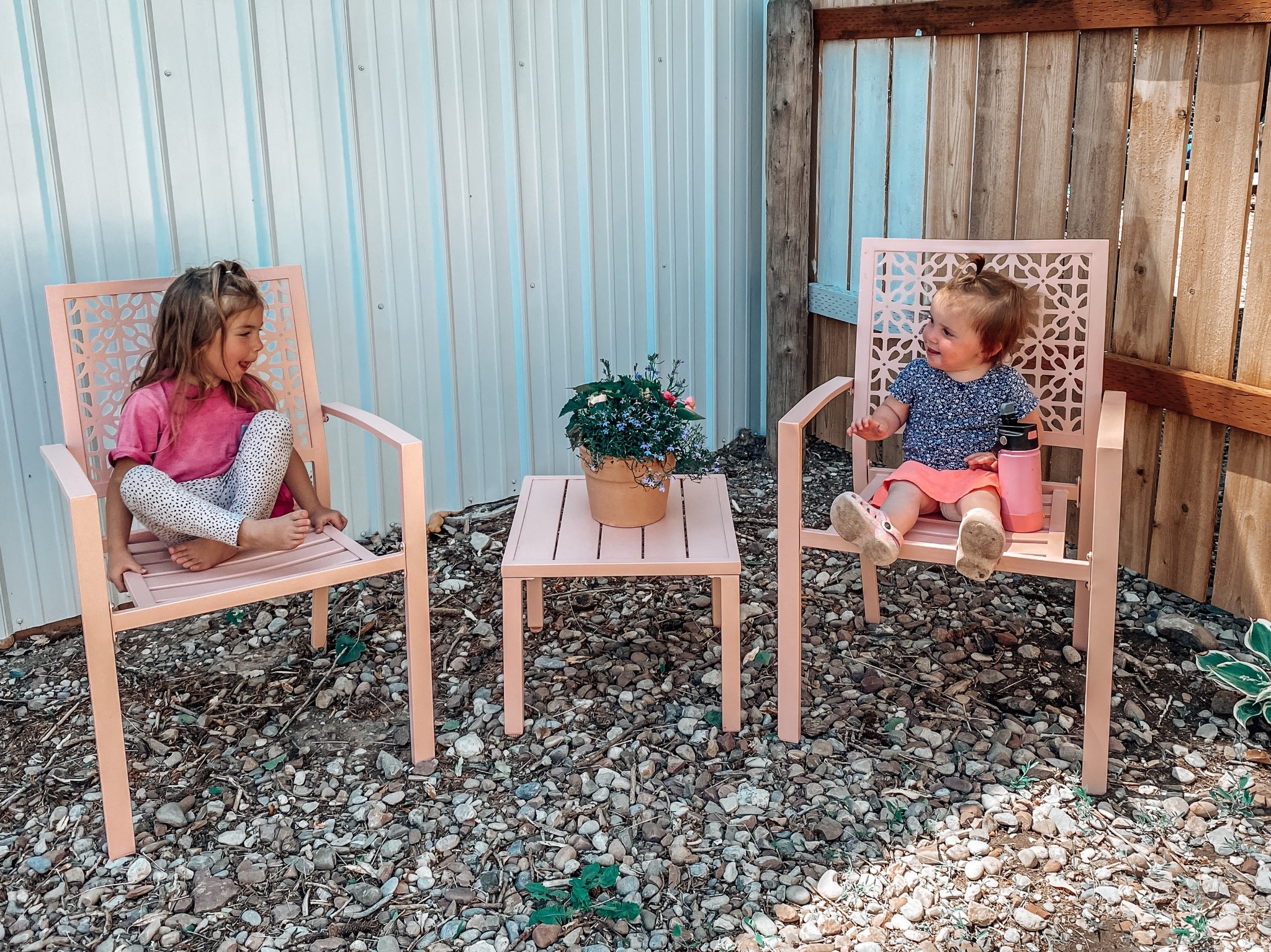 Summer sitting area 
Bistro set 
Outside furniture 
Outside sitting 
Outside table and chairs 
Patio furniture 
Garden sitting area 

#LTKSeasonal #LTKSummerEdit