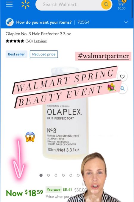 #walmartpartner Some incredible deals during @walmart’s Spring Beauty Event! Including my fave curling iron, Olaplex, Dyson, Living Proof and way more! #walmartbeauty
