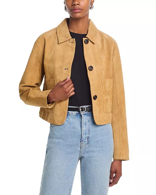 BLANKNYC Suede Cropped Jacket  | Bloomingdale's Women | Bloomingdale's (US)