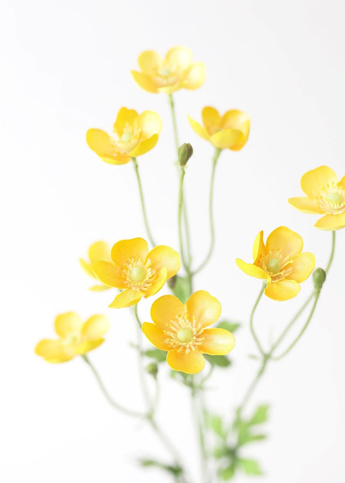 Artificial Buttercup Flowers in Yellow - 25" | Afloral (US)