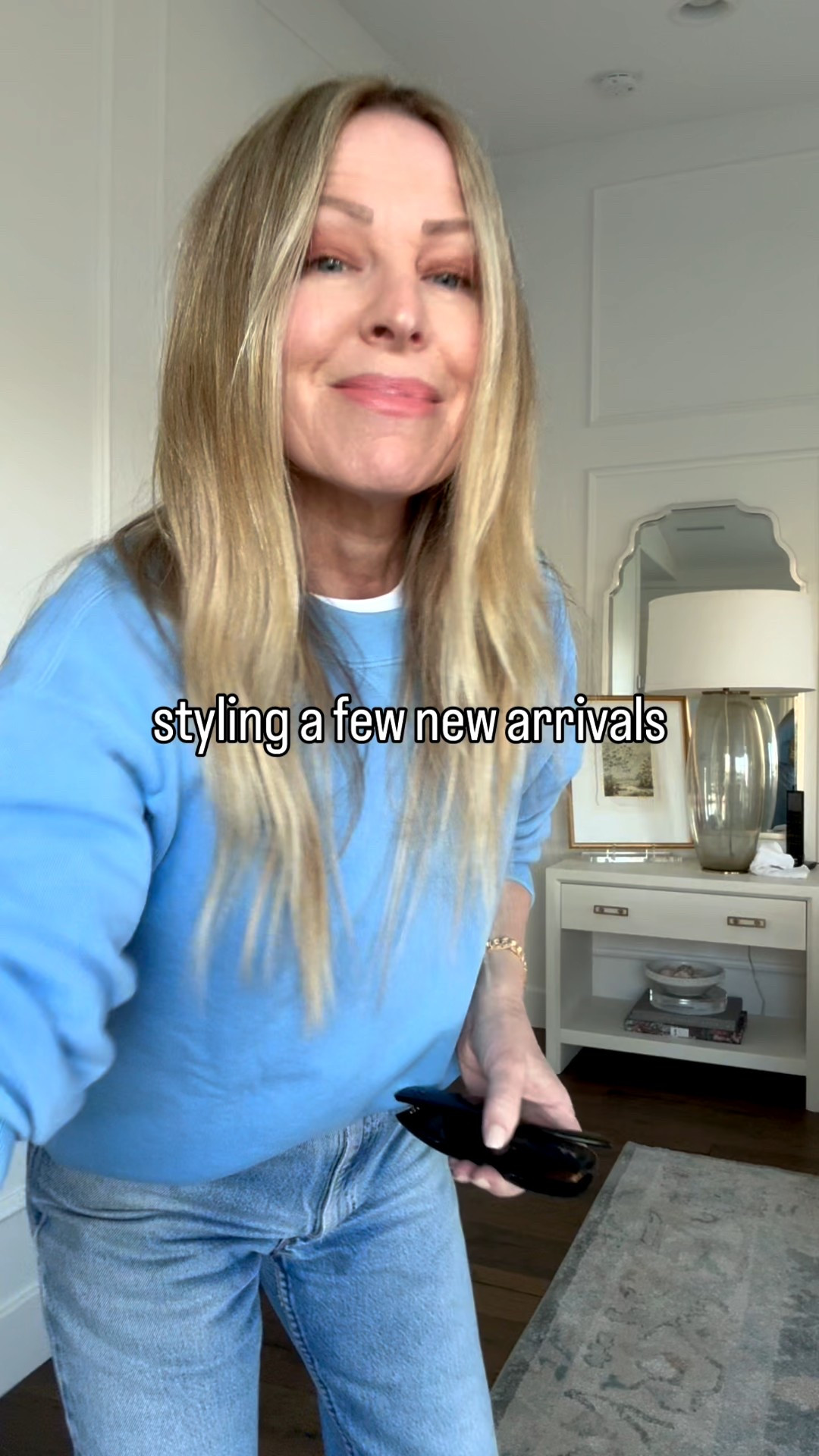 Styling two new arrivals. Wearing a small in the tee and sweatshirt.

#LTKdayinmylife #LTKOver40 #LTKPetite