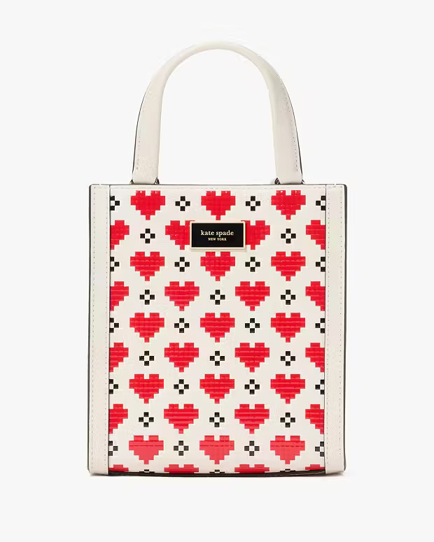 Manhattan Pixel Hearts Mini Tote | Kate Spade (US)