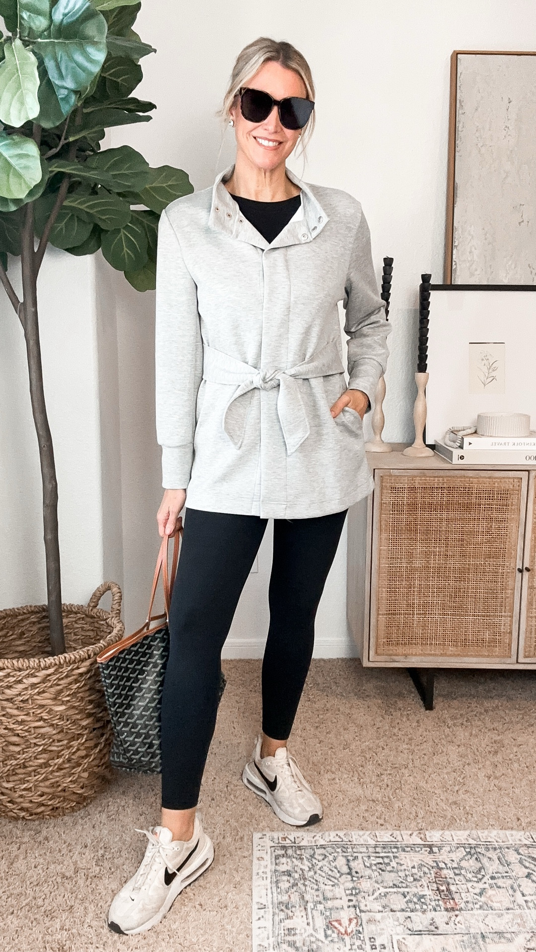 Casual fall outfit
Med tie jacket. Size up one for more room
Leggings outfit


#LTKOver40 #LTKFindsUnder50 #LTKTall