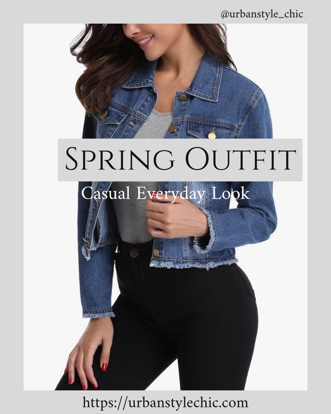 Casual spring vibes 🌿☀️ Easy everyday look: comfy jeans, denim jacket, and sneakers for effortless style all season. #ltkstyle #springoutfits #casualstyle #everydaylook 

#LTKootd #LTKSeasonal #LTKPetite