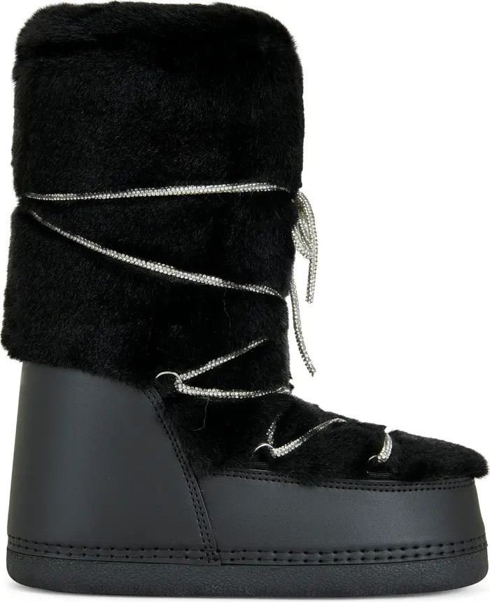 Karmela Faux Fur Flatform Snow Bootie (Women) | Nordstrom