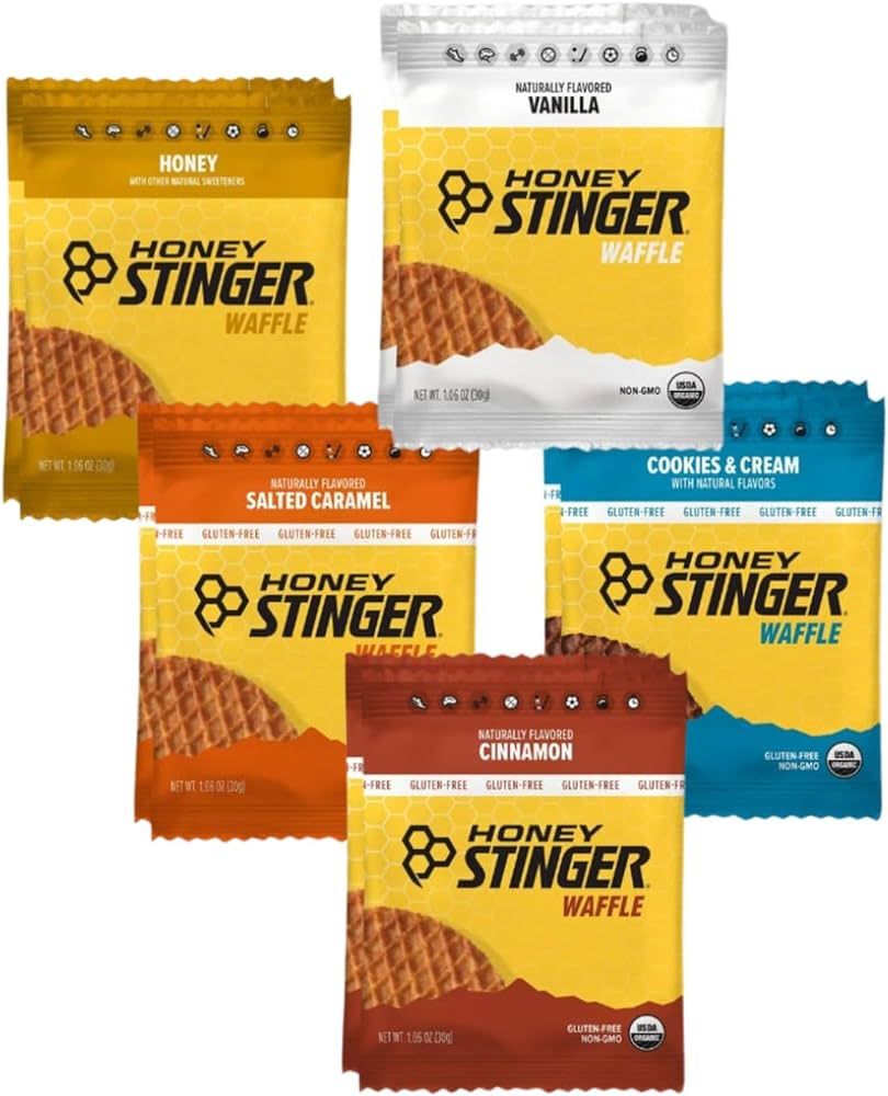 Honey Stinger Organic Gluten Free Waffle - Variety Pack10 flavors of honey, vanilla, salted caram... | Amazon (US)