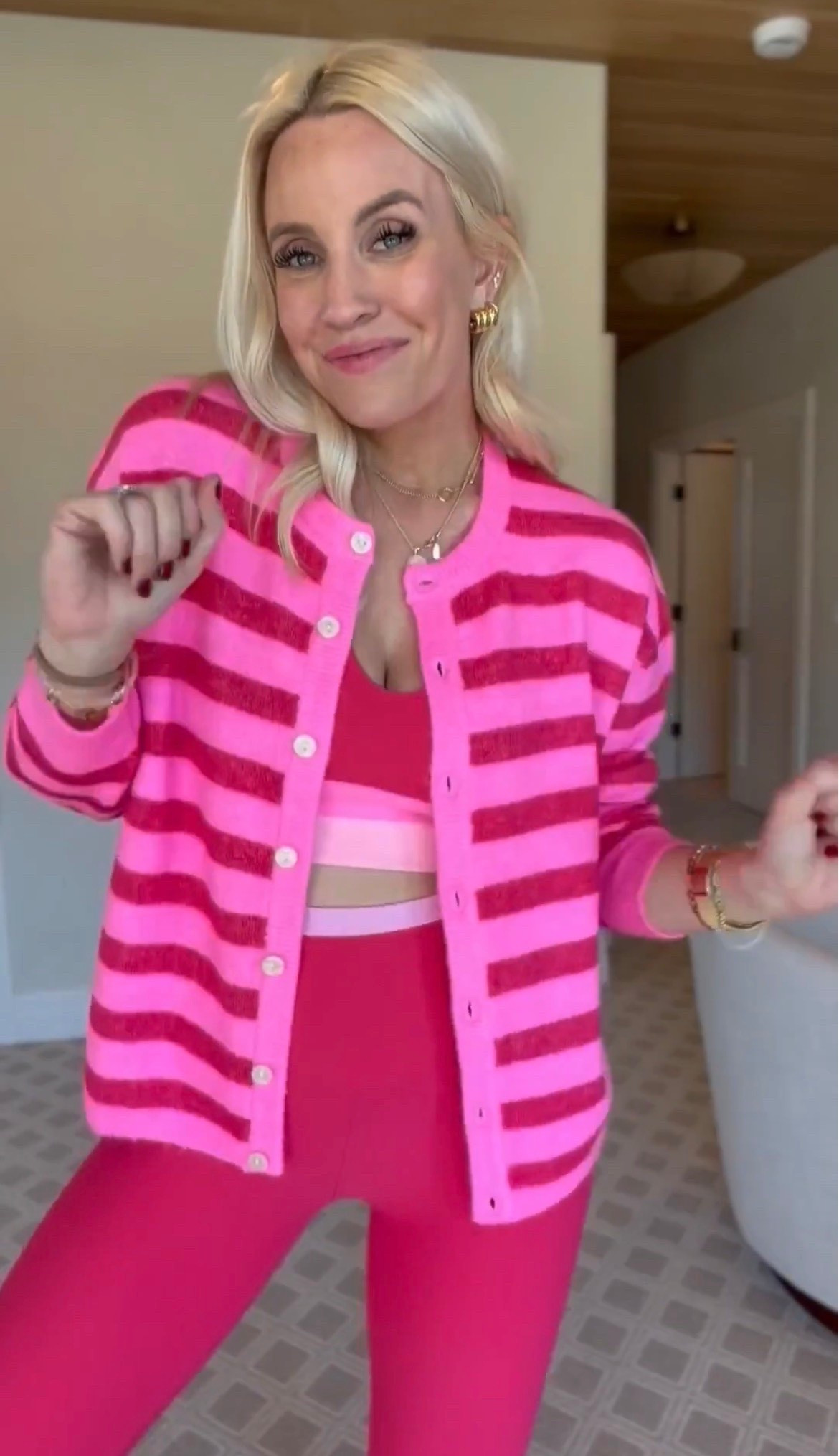 I absolutely LOVE this pink cardigan paired with this fun pink color block activewear set. Everything is from Target and under $40!

#LTKSeasonal #LTKootd #LTKfitnessgoals