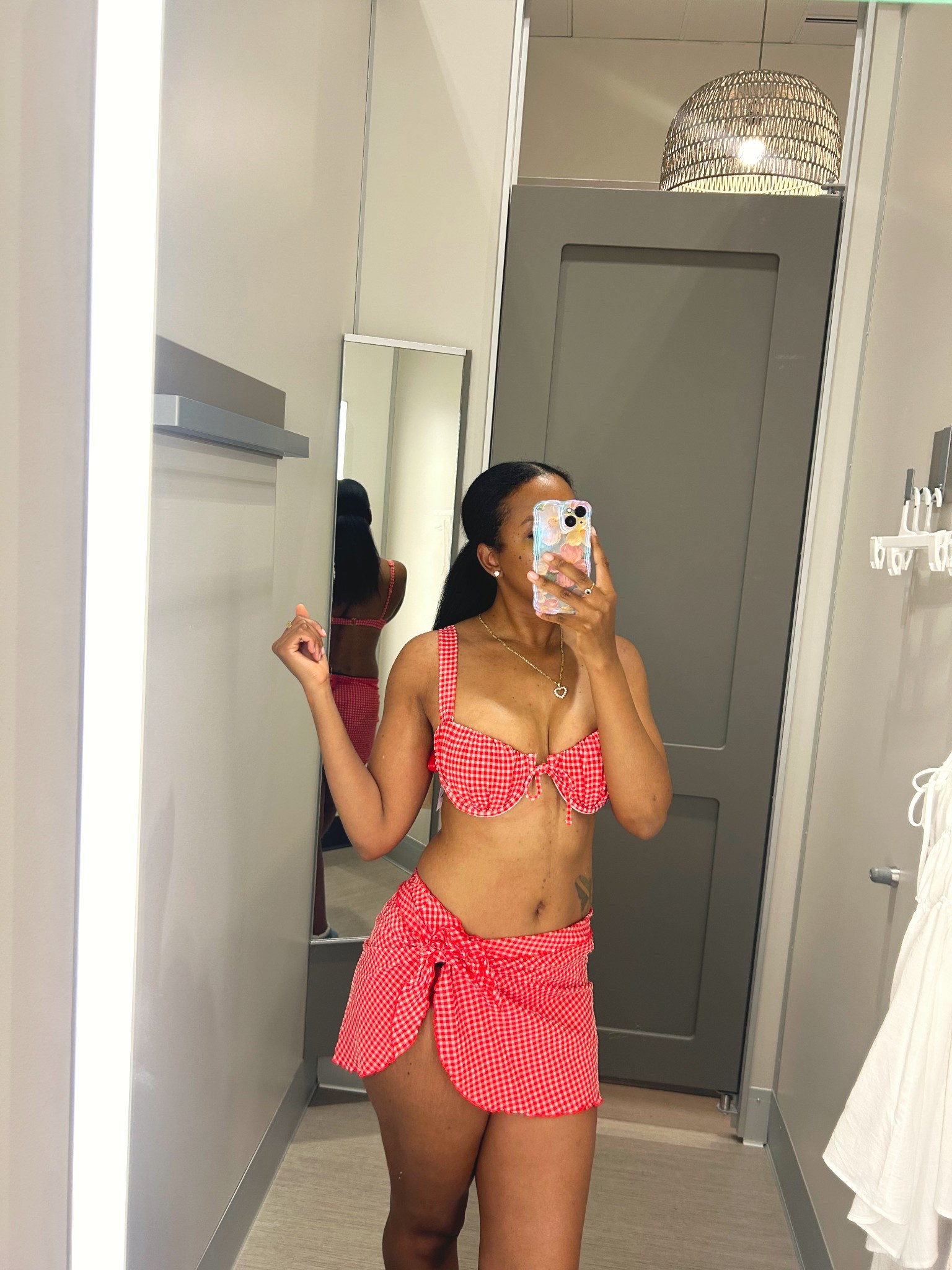 Gingham bikini with the matching sarong ❤️ wearing a size M

#LTKSwim #LTKTravel #LTKSpringSale