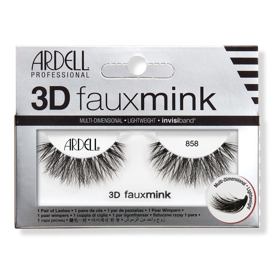 3D Faux Mink #858, Multi-dimensional False Eyelash with Invisiband | Ulta