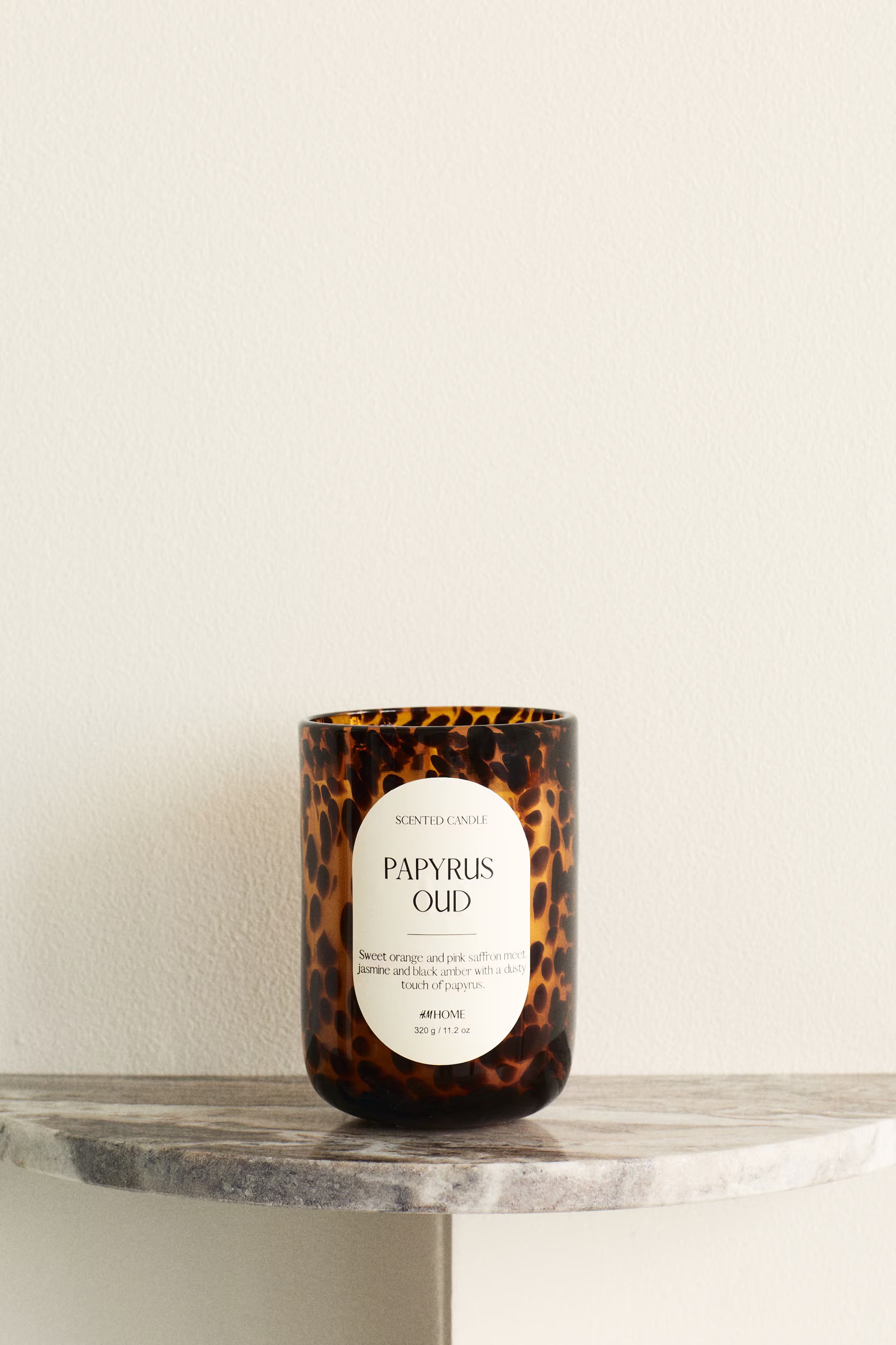 Scented Candle in Glass Holder - Papyrus Oud - Home All | H&M US | H&M (US + CA)