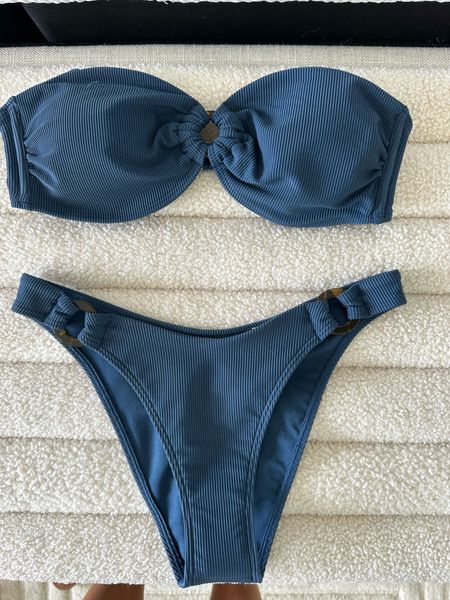 Navy bikini size s top Xs bottoms 

#LTKswim #LTKfindsunder50 #LTKfindsunder100