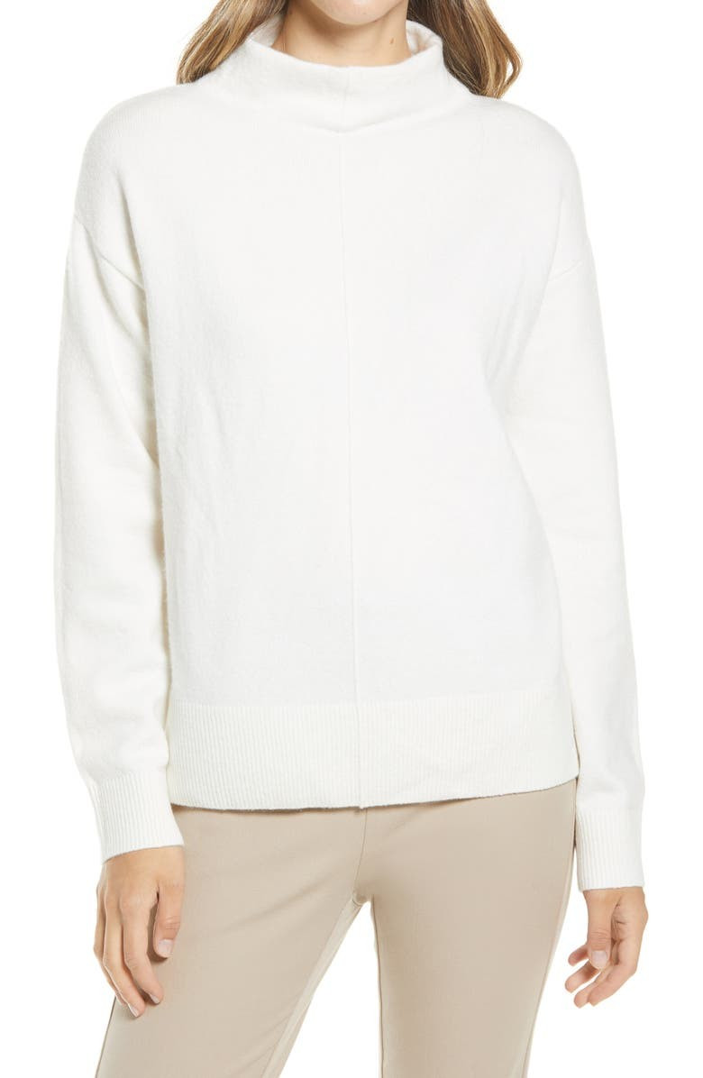 Seam Detail Funnel Neck Sweater | Nordstrom
