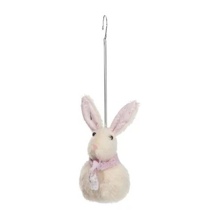 Fluffy Spring Easter Bunny Rabbit Decor Decoration Ornament | Walmart (US)