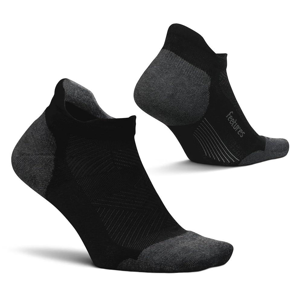 Feetures Elite Max Cushion No Show Tab Ankle Socks - Sport Sock with Targeted Compression | Amazon (US)