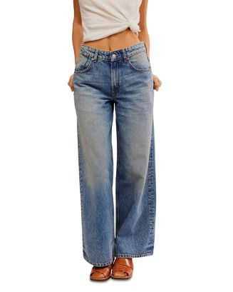 We The Free Waterfalls Baggy Wide Leg Jeans in Outlaw | Bloomingdale's (US)