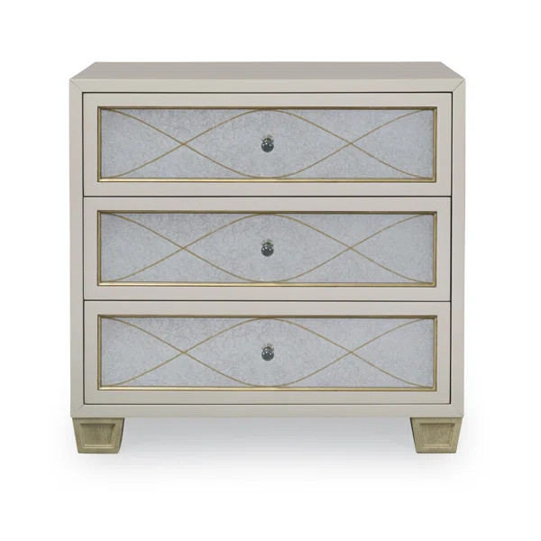 Carrier and Company Case 3 - Drawer Solid Wood Bachelor's Chest in Neutral | Wayfair North America