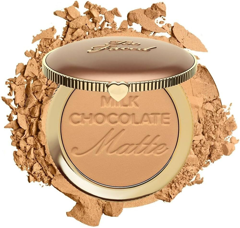 Too Faced Chocolate Soleil Matte Bronzer | Long Lasting + Cruelty Free, 0.28 oz. | Amazon (US)