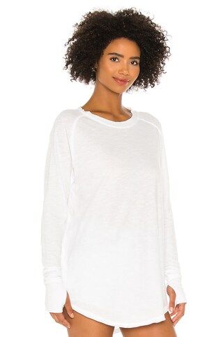 Free People Arden Tee in White from Revolve.com | Revolve Clothing (Global)