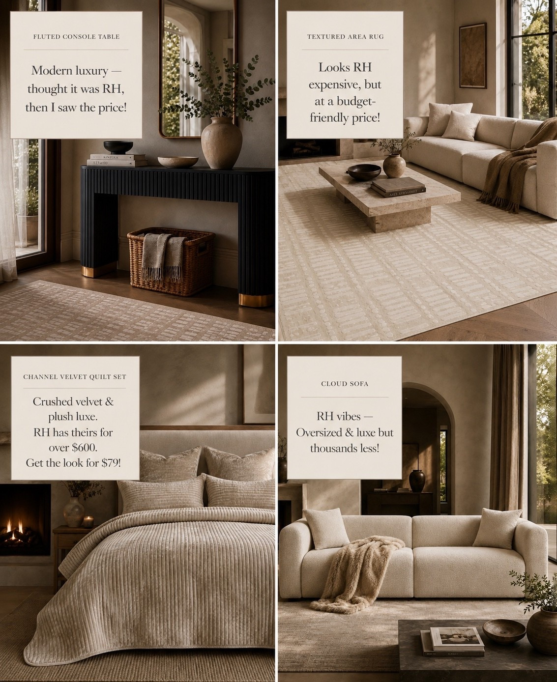Shop Restoration Hardware inspired Amazon home finds! Designer look for less

Comment SHOP below to receive a DM with the link to this post on my LTK ⬇ https://liketk.it/6l9ya

#LTKHome #LTKSaleAlert #LTKOver40
