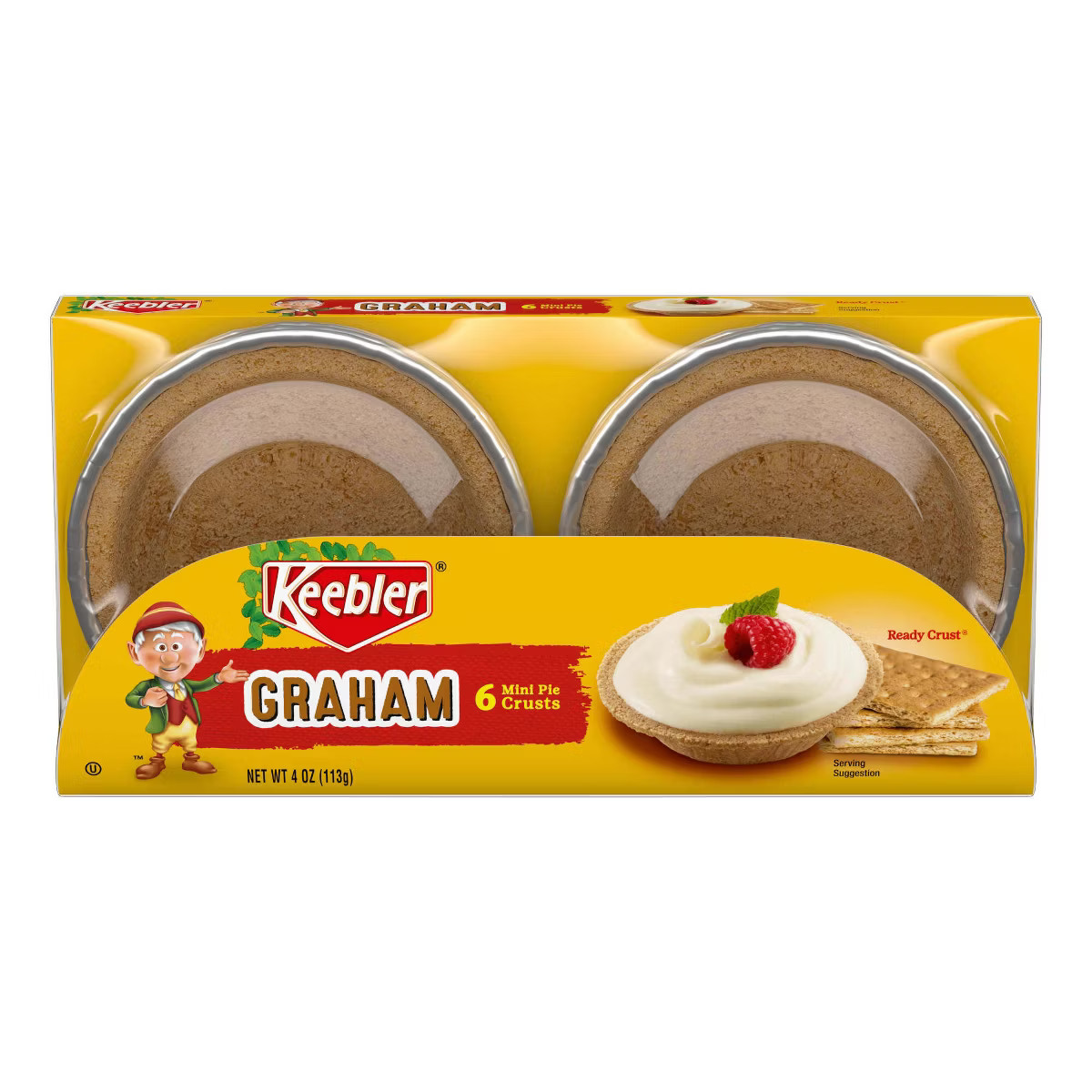 Keebler Ready Crust Graham Pie Crust - 4oz/6ct | Target