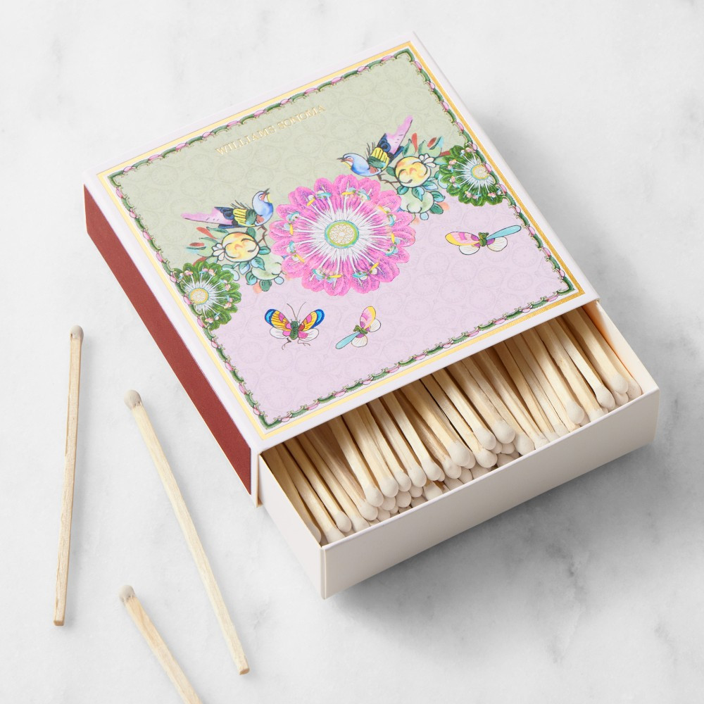 Famille Rose Match Box, 125-count | Williams-Sonoma