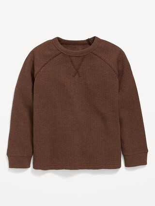 Long-Sleeve Thermal Knit T-Shirt for Toddler Boys | Old Navy (US)