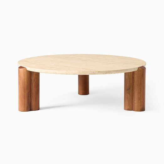 Travertine Coffee Table (44") | West Elm (US)