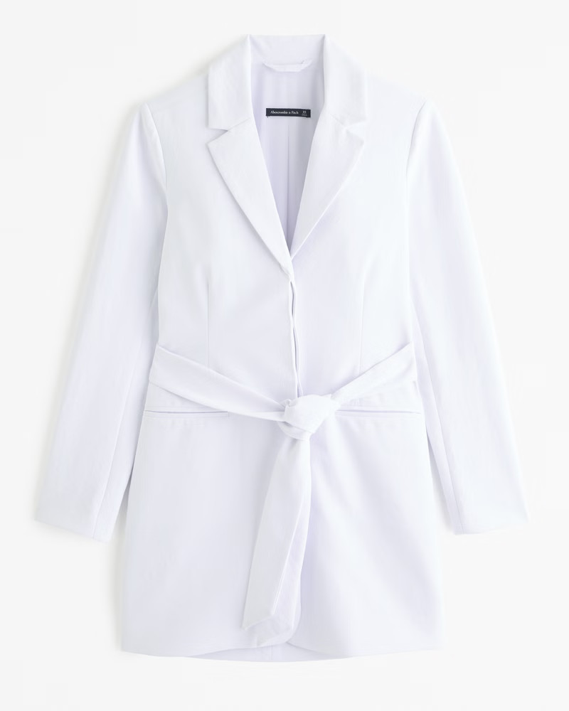 Women's Crepe Blazer Dress | Women's Dresses & Jumpsuits | Abercrombie.com | Abercrombie & Fitch (US)