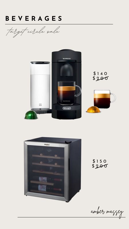 Kitchen essentials from Target Circle Week! I love my Nespresso machine so much, use it every morning! 

Target circle sale, target circle week, nespresso, wine cooler, beverage appliances, target kitchen, target sale

#LTKxTarget #LTKhome #LTKsalealert