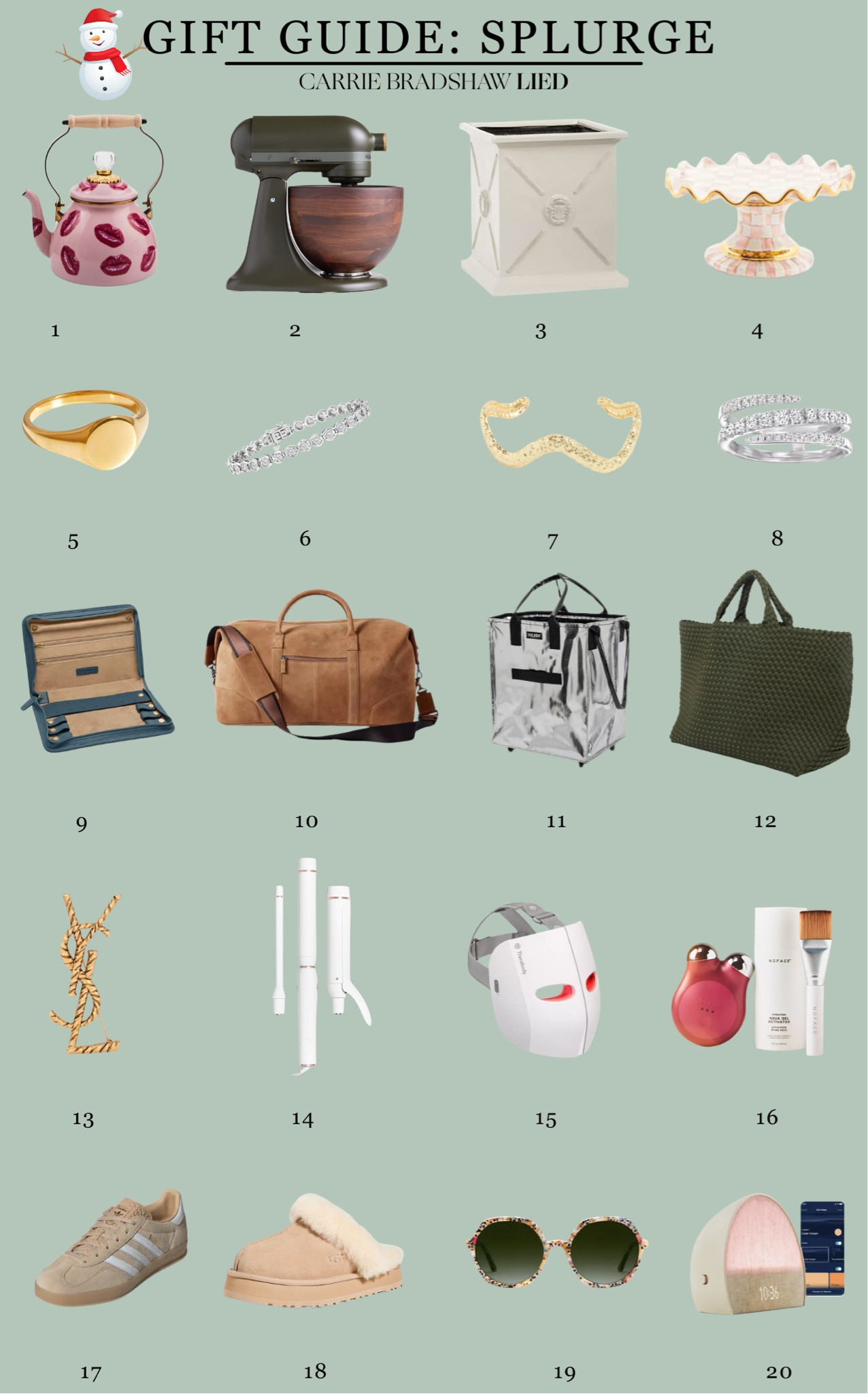 Gift ideas worth the splurge 

#LTKHoliday #LTKGiftGuide